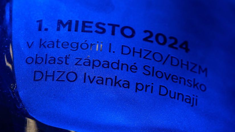 1. miesto v Ankete dobrovoľní hasiči roka