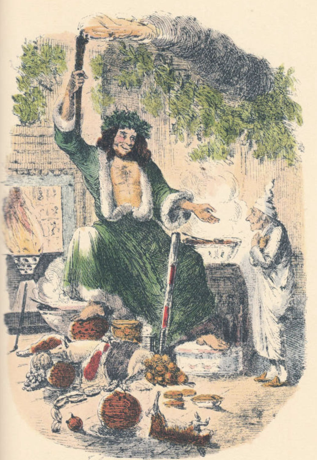 Ilustrácia z knihy Vianočná koleda od Charlesa...