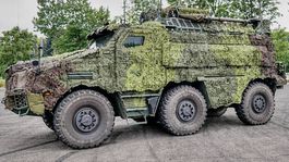 Kolesové obrnené vozidlo 6x6 TITUS Armády Českej republiky