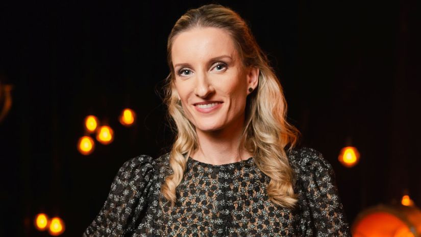 Moderátorka Adela Vinczeová. 