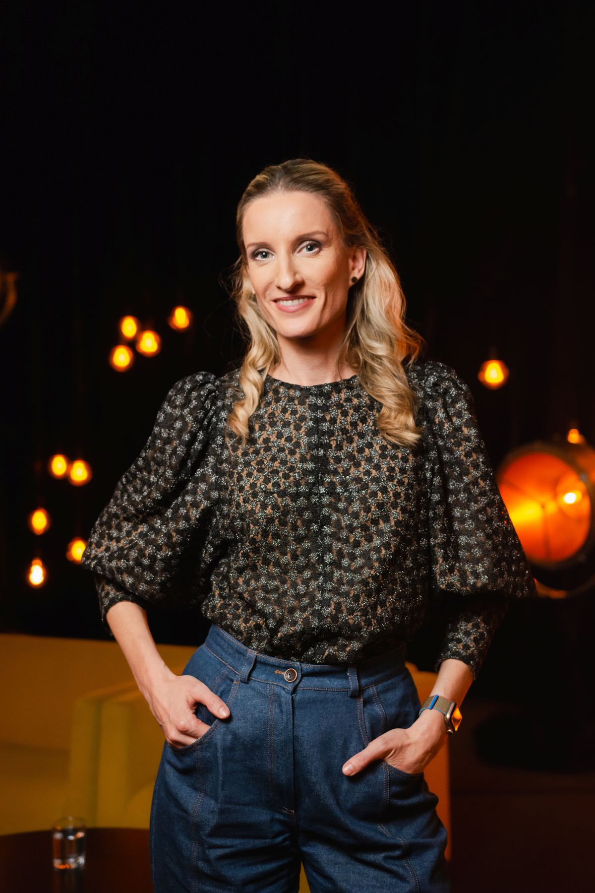 Moderátorka Adela Vinczeová.