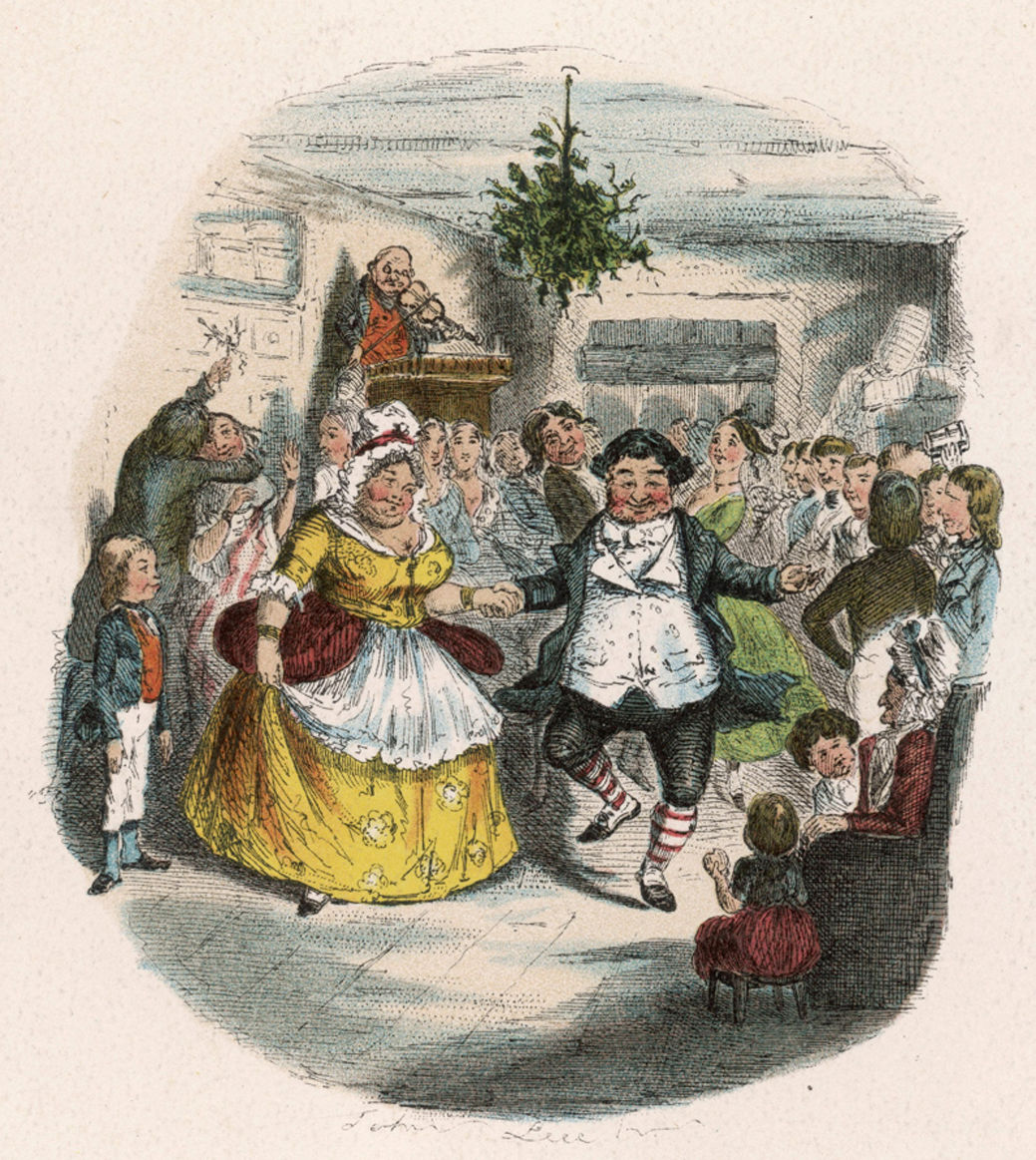 Vianočná párty usporiadaná Mr. Albertom Fezziwigom