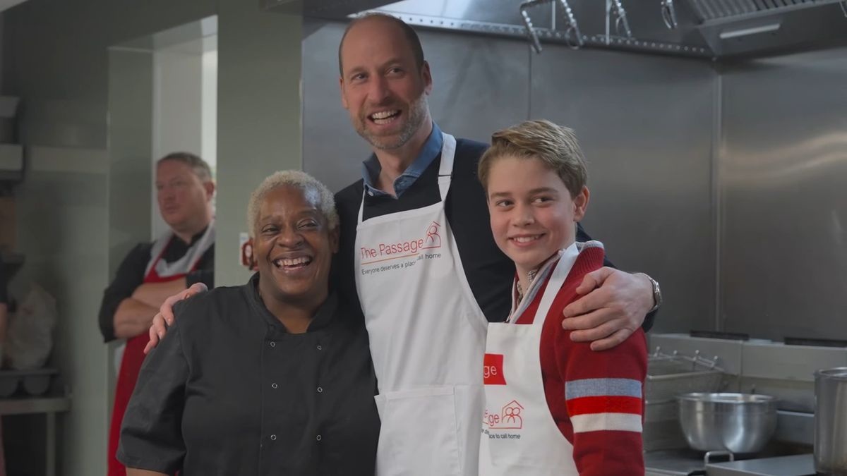 Princ George a jeho otec, princ William