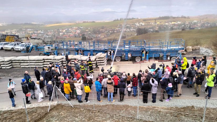 Hasičská stanica pri tuneli.