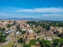 Rím, koloseum, Taliansko