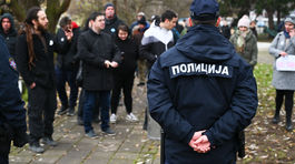 Na snímke Slováci protestujú proti korupcii...