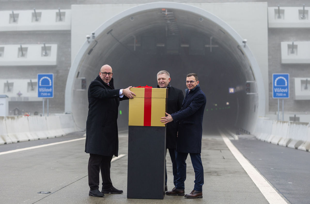 tunel Višňové, D1, Fico, Ráž, otvorenie, Macháček