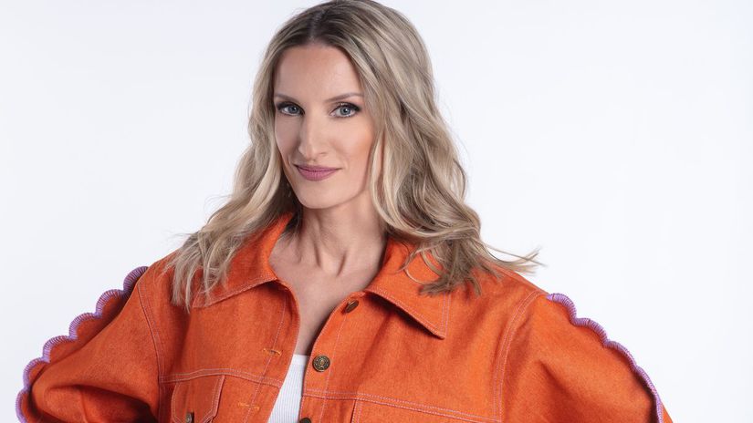 Moderátorka Adela Vinczeová. 