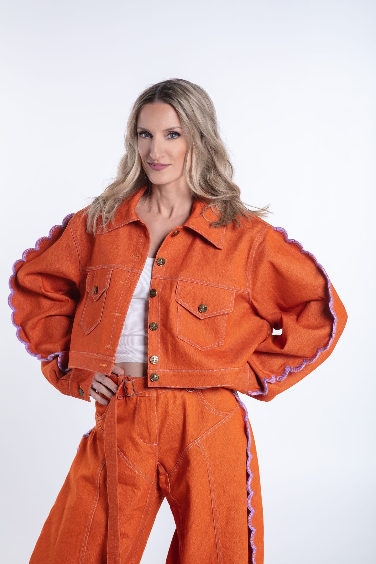 Moderátorka Adela Vinczeová. 