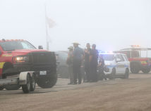 Texas, lietadlo, pád