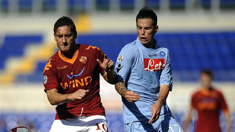 Francesco Totti, Marek Hamšík