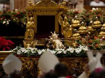 Socha Ježiška, Vatikán, pápež