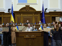 ukrajinský parlament