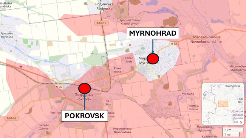 Myrnohrad a Pokrovsk, Ukrajina 28. decembra...