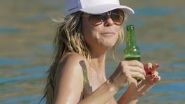 Nemecká modelka a televízna osobnosť Heidi Klum...