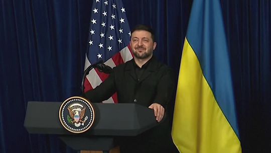 VIDEO: Rusko chce, aby sa Ukrajine darilo, vyhlásil Trump po boku Zelenského. Výraz ukrajinského prezidenta hovorí za všetko