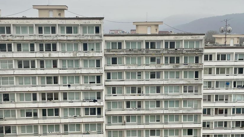 Budovy internátu ŠD3 v Banskej Bystrici.