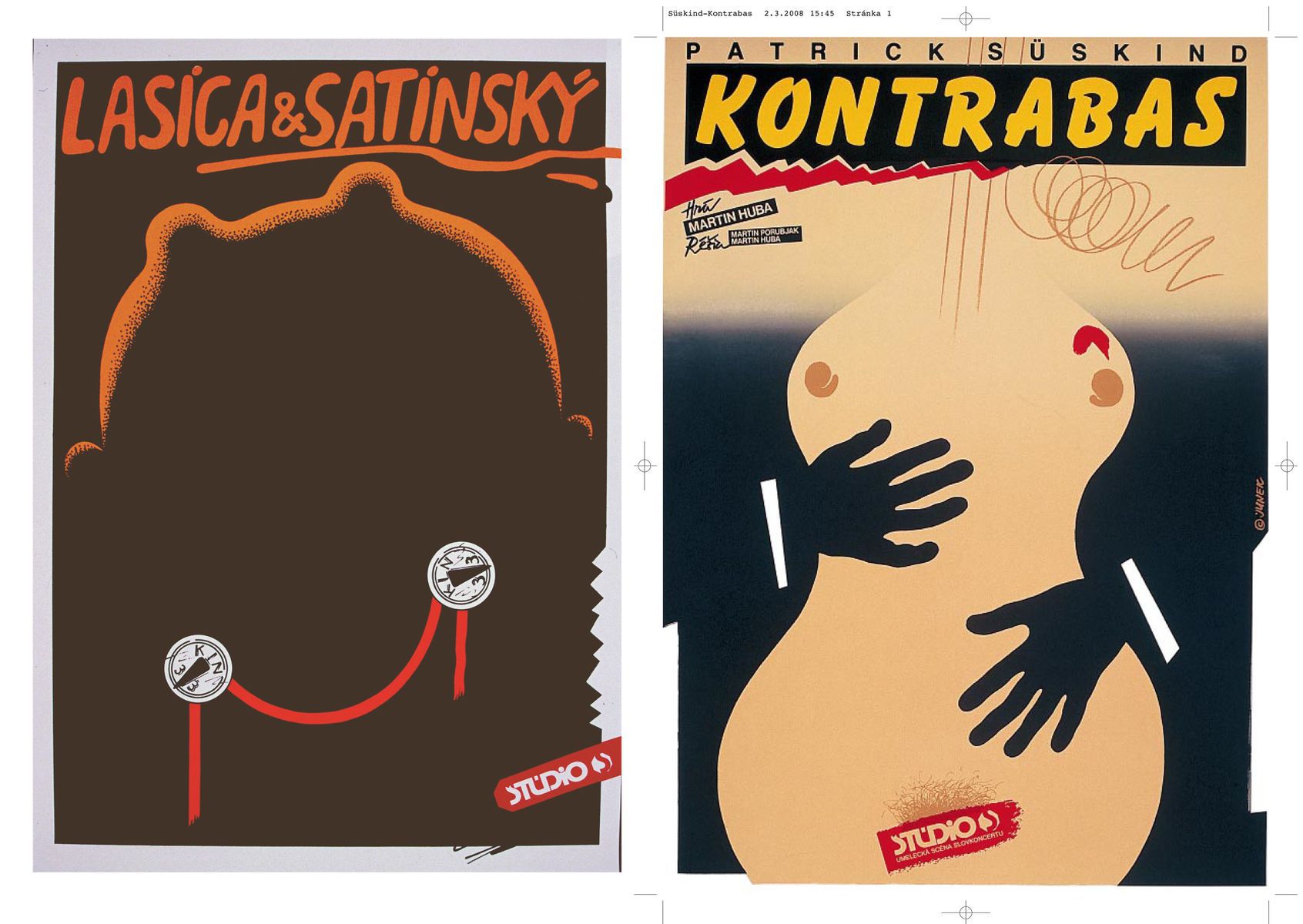 Divadelné plagáty pre Štúdio L + S, 1988-90