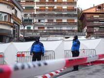 Crans Montane, Švajčiarsko, požiar, polícia, Le Constellation