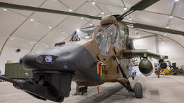 Vrtuľník Tiger španielskej armády.