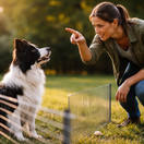 pes, border kólia, žena, výcvik, NEPOUŽÍVAŤ