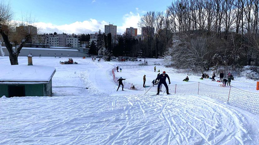 Areál zimných športov v centre Banskej...