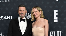 Moderátor Jimmy Kimmel a jeho manželka Molly McNearney.
