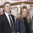 Herec David Prachař a herečka Linda Rybová