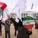 Irán, protest, Biely dom, USA