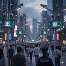 Pouličné kamery - obrázok vytvorený AI