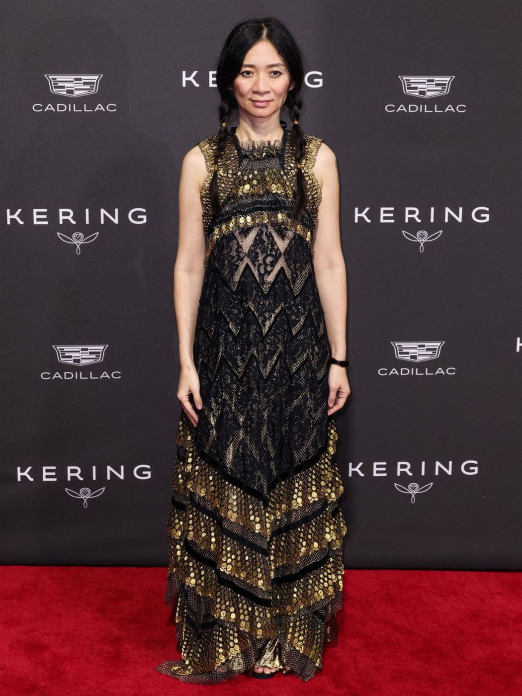 Režisérka Chloé Zhao na vyhlásení cien Palm...