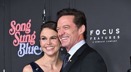 Sutton Foster a jej partner - herec Hugh Jackman