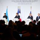 Ukrajinský prezident Volodymyr Zelenskyj v Paríži 6. januára 2026