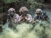 Francúzski vojaci počas výcviku