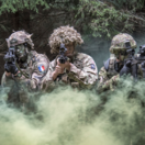 Francúzski vojaci počas výcviku