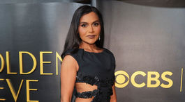 Herečka a scenáristka Mindy Kaling.