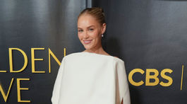 2026 Golden Michelle Randolph na podujatí Golden Globes Golden Eve