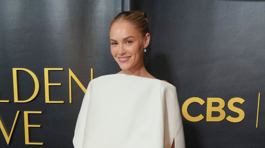 Herečka Michelle Randolph na podujatí Golden...