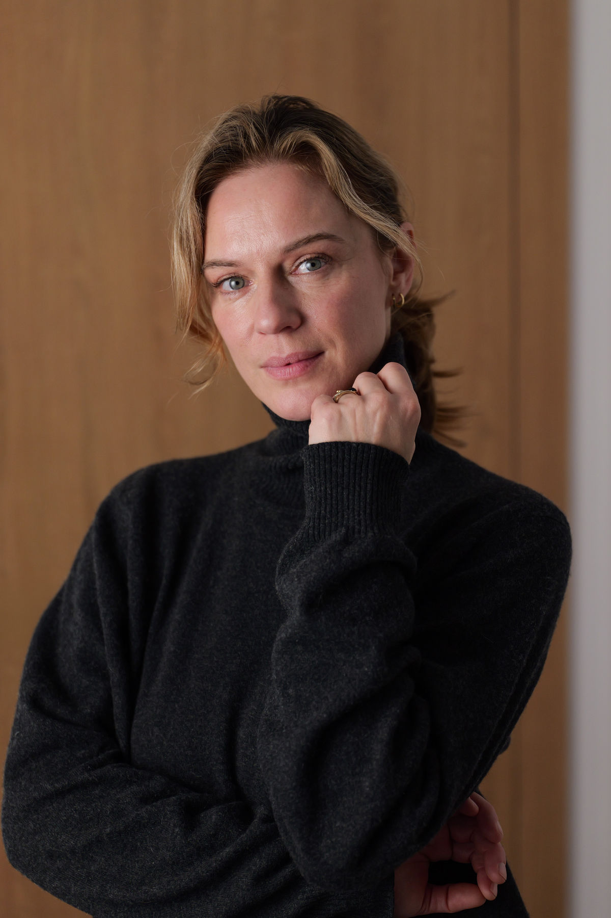 Herečka Antónia Lišková na návšteve Bratislavy...