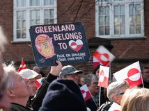Grónsko, protest