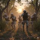 Neviditeľní vojaci - obrázok vytvorený AI