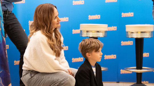 Zuzana Šebová so svojím filmovým synom, ktorého...