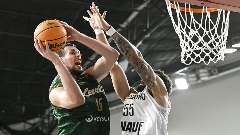 SR Basketbal LM 2. Levice Würzburg Bojanovský