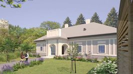 vizualizácia, Ebeczkého kúria, Hajnáčka