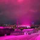 ružové nebo Birmingham