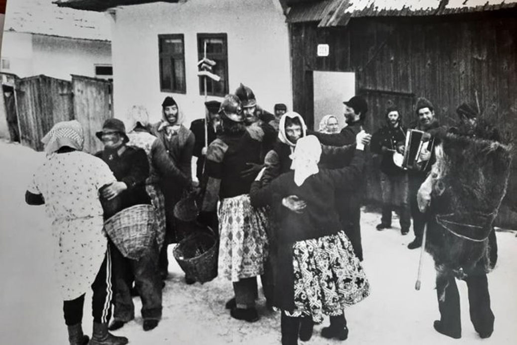 Fašiangy na slovenskej dedine za prvej ČSR.