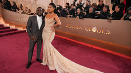 Herec Kevin Hart a jeho manželka Eniko Hart.