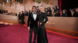 Herec Kumail Ali Nanjiani a jeho manželka Emily V Gordon.