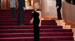 Herečka Robin Wright očarila v kreácii čiernej farby. 
