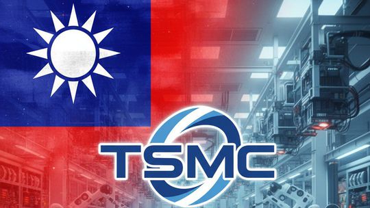 Taiwan a TSMC - obrázok vytvorený AI